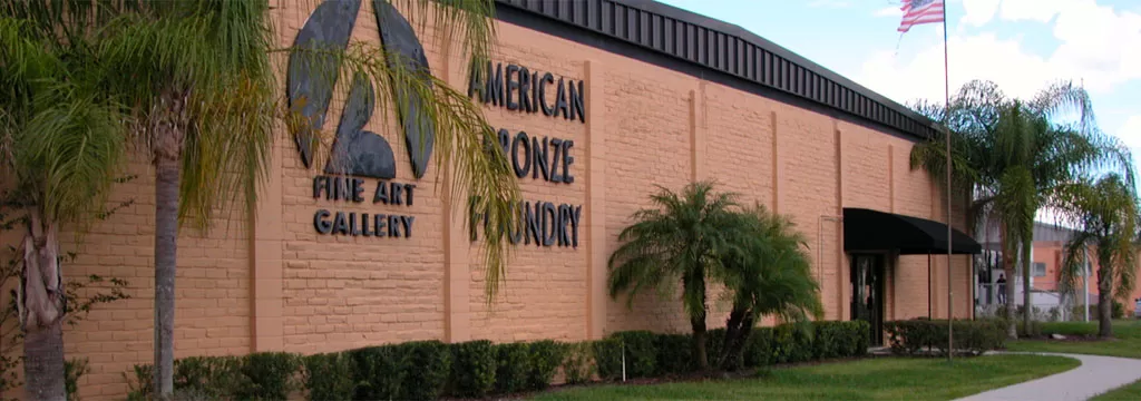 front of our company building. The american bronze foundry