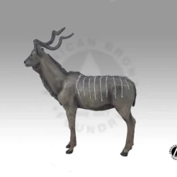life like bronze sculpture of a kuzoo
