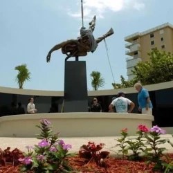 Navy memorial bronze sculpture life size