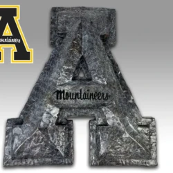 bronze sculpture of the Appalachain-St-with-logo