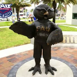 FAU bronze mascot statue