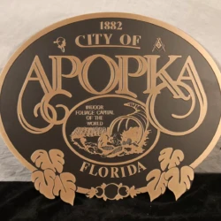 Bronze Plaque for the City of Apopka