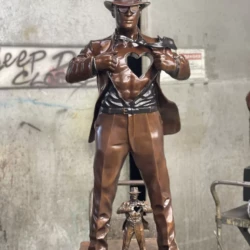 bronze enlargement of corporates people sculptures