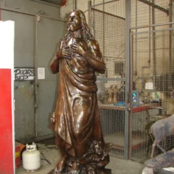 Bronze Christ Public Art Monument